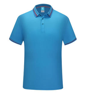 Linen Two-color Strip Collar POLO Shirt Short-sleeved Lel Group Clothes Work Clothes Class Clothes Printable logo Unisex