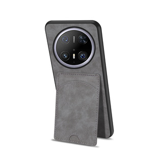 For Huawei Mate70 Mobile Phone Case Bracket Card Magnetic Mate70Pro Leather Case Mate70RS Protective Case