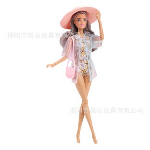 Cross Border 30cm Big Body Bobby Doll Summer Beach Casual Fashion Bikini Fashion Speedboat Kayak