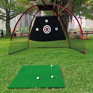 golf accessories practice net supplies outdoor trainer straw mat indoor golf strike mat