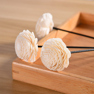 Wholesale non-fire aromatherapy accessories 4.5cm herbal flowers aromatherapy flowers unwitting chrysanthemum artificial flowers dried flowers expanding fragrant flowers