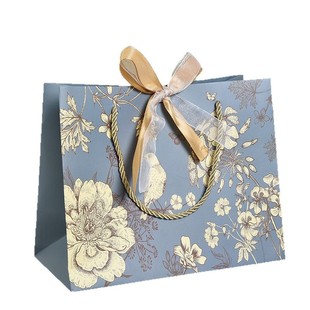 Creative Color Gift Bag Mori Gift Tote Bag Wedding Accompanying Gift Packaging Bag Cross-border Party Gift Bag