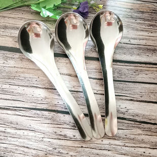 Толстая ложка из нержавеющей стали ложка ложка ложка ложка ложка плоская ложка посуда бытовая ложка питьевая ложка