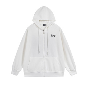 Европейский и американский Stussy Stusy буквенные принты черный 8 молнии с флисом с капюшоном осенний и зимний свитер мужское и женское пальто