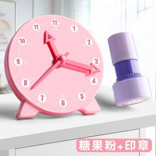 Clock model first and second grade primary school student teaching clock mathematics children school supplies understanding time teaching aids
