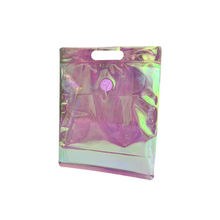 Milk Tea Shop Packing Bag Disposable Beverage Coffee Takeaway Transparent Thickened Single Cup Double Cup Printable logo Handbag