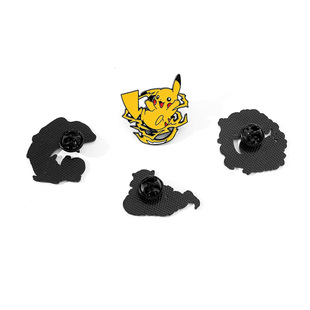 Creative Pokemon Pokemon Metal Badge Pokemon Figure Pikachu Cute Brooch Accessories