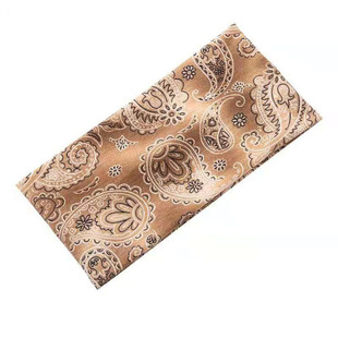 Yoga Ladies Hair Band 2024 Amazon Summer New Cross-border Fashion Printed Yoga Sport Wide Bandana