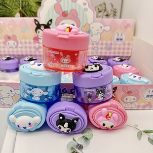 Sanrio Cartoon Fun раскладушка с двумя отверстиями точилка для ручки для студентов мини-портативный строгатель для карандашей Sanrio канцелярские принадлежности
