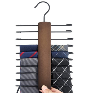 Solid wood belt belt storage rack wave hanger tie scarf sling underwear independent station wholesale