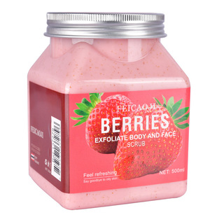 Cross-border Exfoliating Coconut Fruit Fragrance Deep Cleansing Moisturizing Brightening Chicken Skin Foreign Trade Wholesale Body Scrub