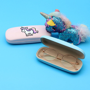 В наличии Big Shuttle Pony Единорог Портативный Чехол для очков Солнцезащитные очки Близорукость Очки для хранения