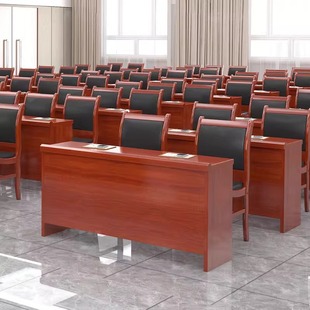 Paint bar table with solid wood skin study table long bar conference table and chair conference room table and chair combination chairman's lectern