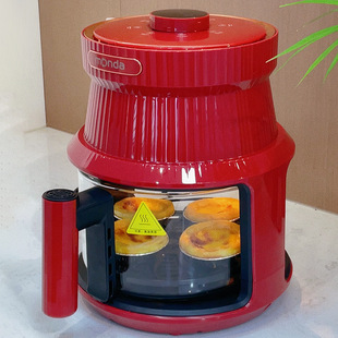 monda monda Household Chinese Style Air Fryer Machine Large Capacity Intelligent Potato Chip Machine Electric Fryer Panoramic Visual
