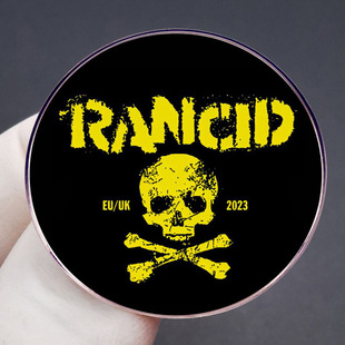 Rancid Deodorant Band Brooch Rock Music Skull Pin Badge Metal Alloy Badge Accessories