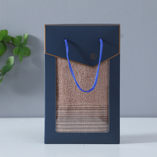 Factory in stock Gift Box Towel Household Soft Face Wipe Plain Satin Cotton Towel Printable LOGO