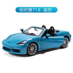 1:24 выше, чем в США Porsche 718 Boxster моделирование сплава модель спортивного автомобиля игрушечные подарочные украшения