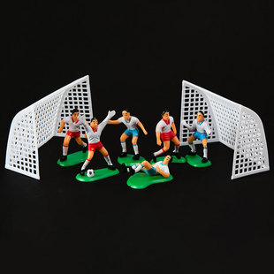 Basketball Football World Cup Games Plastic Golden Champion Trophy Birthday Cake Decoration Card Plug-in