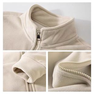Fleece Coat Women's Autumn and Winter 2024 New fleece-lined Thickened Double-sided Fleece Cardigan Loose Casual Lamb Wool Sweater
