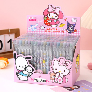 Творческий милый Sanrio 12 в штучной упаковке пресс-ручка высокая цветовая ценность моделирование гелевая ручка подпись подарочная ручка оптовая продажа