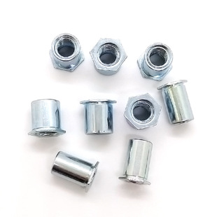Carbon steel through-hole riveting stud SO-3.5M3-L * 5.4 plate hole hexagonal flat head sheet metal riveting stud in stock