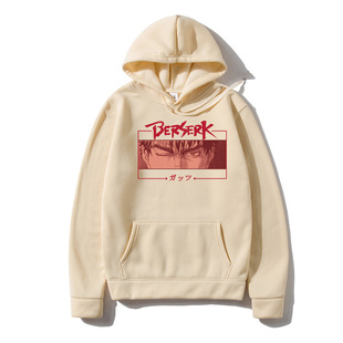 Berserk Guts Hoodie Sword Style Animation Pattern Sweatshirt Long Sleeve Foreign Trade fleece-lined Sweatshirt