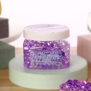 Wholesale new car fragrant beads bathroom household toilet solid deodorant aromatherapy particles crystal freshener