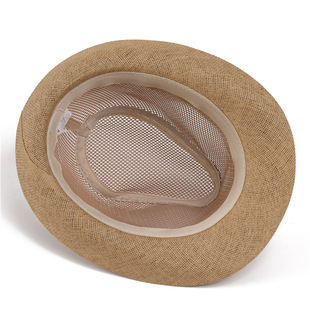 Hat Men's Summer Straw Hat Sunshade Hat Old Father Grandpa Old Head Hat Summer Sunscreen Breathable Cool Hat