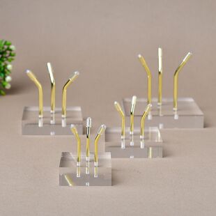 Transparent Alec Bracket Crystal Ball Base Original Stone Ore Crystal Cluster Display Stand Base Home Decoration Decorations