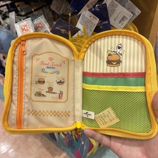 2024 Snoopy Japan Limited Snoopy Hamburger Tim Bear Popcorn Storage Passbook Holder Hand Bag