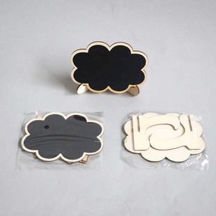Wooden Crafts creative small blackboard coffee decoration restaurant display card message board Home drawing board writing board