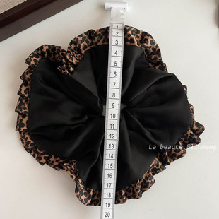 2025 Summer Classic Color Satin Large Intestine Hair Ring Large Square South Korea High-grade Elegant Hair Rope Rubber Strap