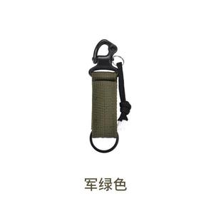 Portable Water Bottle Hanging Buckle Mineral Water Clip Outdoor Tactical Nylon Beverage Bottle Ribbon Hanging Multifunctional Carabiner