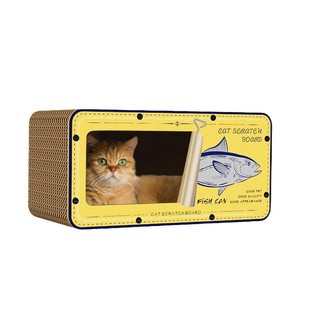 Four Seasons Universal Cat Claw Grinding Toy Supplies Encyclopedia Cat Scratch Board Nest Cat Nest Integrated Wear-resistant Scrap-free Cat Claw Board