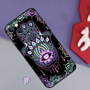 Handset Fatima Art Phone Case for Hamsa iPhone 15 14 11 12 13 Pr