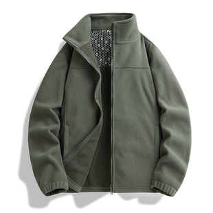 Fleece Coat Men's Outdoor Heat Storage and Cold-resistant Autumn and Winter New Fleece Coat Women's Thickened Charge Inner Liner