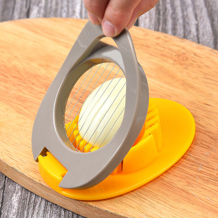 Factory wholesale 304 stainless steel multi-function egg cutter egg slicer plastic kitchen gadgets wholesale