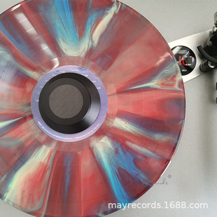 Carbon fiber aluminum alloy disc pressure town black glue LP phonograph disc town phonograph record pressure town 210g