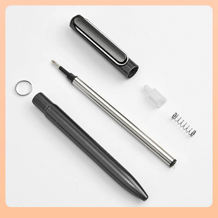 ✅ Business Office Stationery Press Signature Pen Customizable with Printable Logo High-Value Black Advertising Company Ballpoint Pen