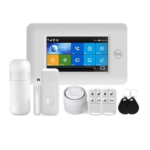 Graffiti 4G alarm smart home anti-theft shop shutter door WIFI remote mobile phone notification anti-theft alarm