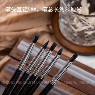 Nail carving stick carving glue embossing pen powder rubbing artifact magic mirror powder multifunctional silicone pen tool