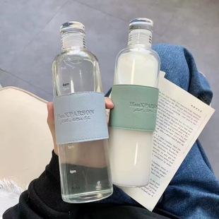 Ян высокое значение: шкала времени ветра стеклянная чашка для воды большой емкости наружная портативная ручная высокая боросилиевая чашка оптом