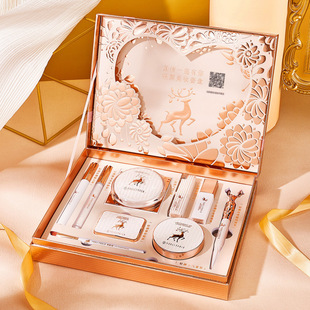 Yuri Yula Yulu has your light face makeup suit 9-piece set of cosmetics novice full set of gifts for his girlfriend