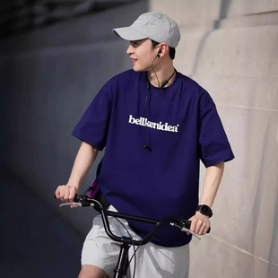 Summer Short-sleeved T-shirt Men's Teenagers Short-sleeved Loose Comfortable Breathable Half-sleeved T-shirt Quick-drying Half-sleeved Trendy Men's and Women's