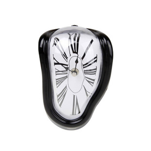 Right Angle Twisted Clock Creative Seat Type Melted Twisted Distorted Clocks Amazon Roman Numerals Clock