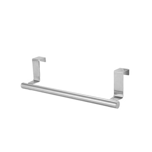 Stainless Steel Towel Rack Back Hook Towel Rod Punch-Free Toilet Bath Towel Rack Rack Rag