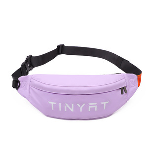 Trendy New Men's Mobile Phone Waist Bag Outdoor Casual Women's Sports Shoulder Crossbody Small Chest Bag Water-repellent Leather
