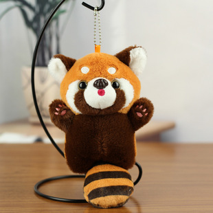 Internet Celebrant Cute Cute Cross-border Little Raccoon Pendant Plush Toy Doll Little Panda Bag Pendant Keychain Doll