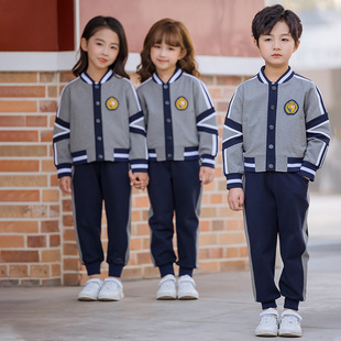 Primary School Uniform Suit First Grade Sports Suit Children's Class Suit Teachers Kindergarten Garden Suit Spring and Autumn New Style