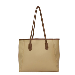 Retro Large Capacity Tote Bag Fashion New Shoulder Bag Cross-border Commuter All-match Portable Underarm Bag for Women